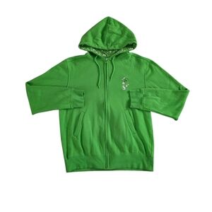 M&M'S Mars Mrs. Green Hoodie Sweatshirt Embroidered Size L Unisex